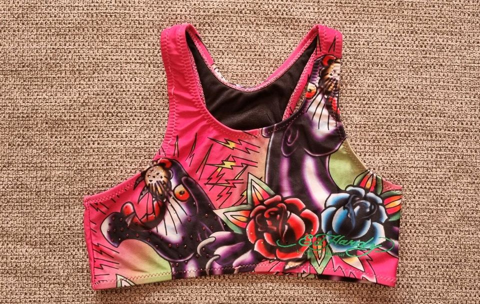 Bikini Tankini im Tattoo-Design Ed Hardy Gr. 146/152 in Falkensee