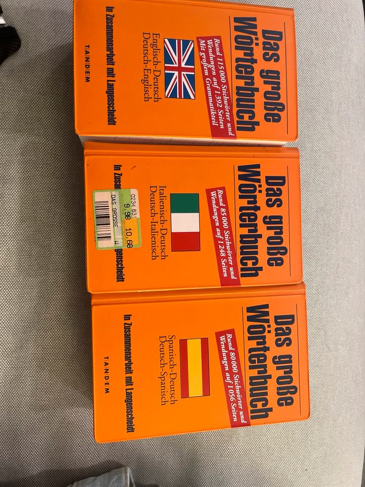 Wörterbücher Englisch, Italienisch, Tandem-Verlag in Troisdorf