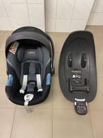 Babyschale Cybex Aton M I-Size mit Base und Zubehör - Unfallfrei! Stuttgart - Feuerbach Vorschau