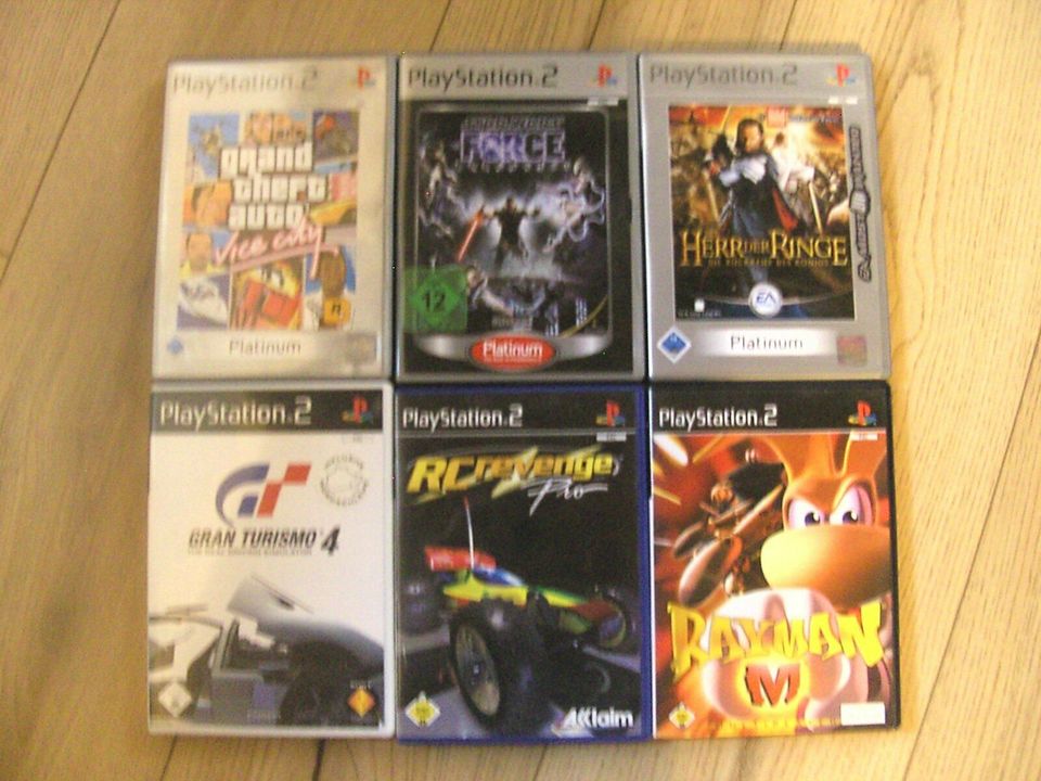 6 Spiele - Playstation 2 - ab 5 Euro in Gräfenberg