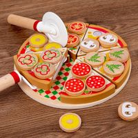 Pizza Play Set Holzspielzeug Küche Kinder Neu Baden-Württemberg - Friedrichshafen Vorschau