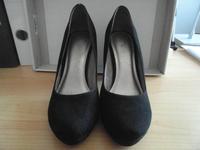 Tamaris Pumps Velourleder schwarz Gr. 37 Bayern - Pfarrweisach Vorschau