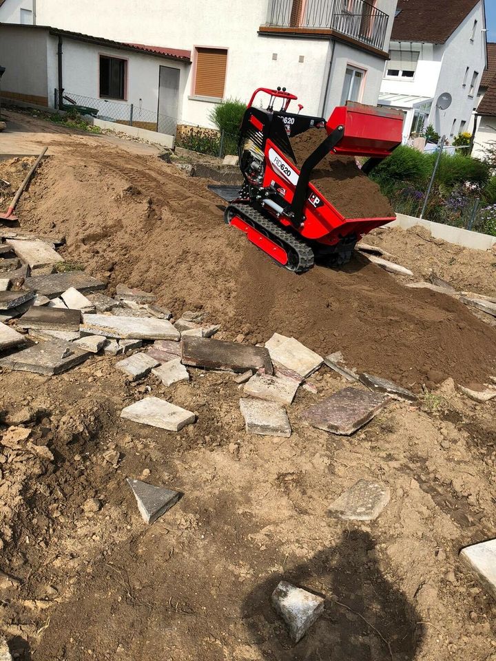 Baggerarbeiten , kleiner Erdarbeiten, Gartenarbeiten in Höchst im Odenwald