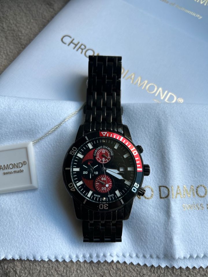 Armbanduhr Chrono Diamond Urano Limited Edition, ungetragen. in Geesthacht