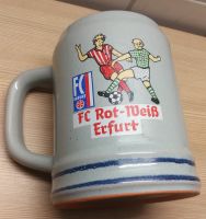 Alter DDR Krug FC Rot Weiß Erfurt Höhe 12cm Brandenburg - Cottbus Vorschau