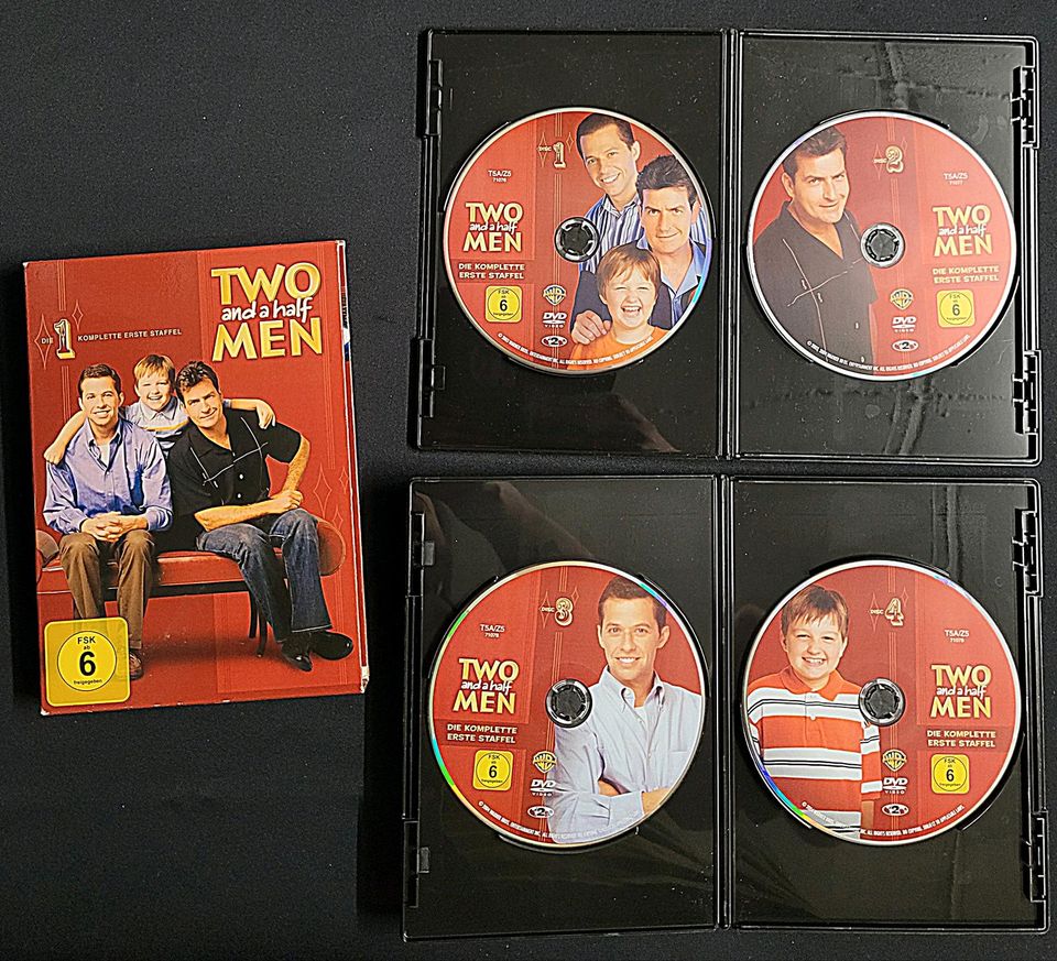 TWO and a half MEN - DVD: Staffel 1 + 6 in Enger