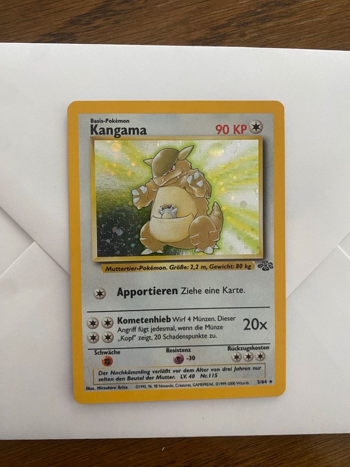 Kangama Pokémon Trading Card 1999-2000 in Stuttgart