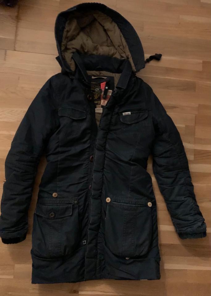 Dunkelblauer Wintermantel Damen von Khujo - Gr. L - gebraucht in Falkensee