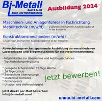 Ausbildungsplatz August 2024 Konstruktionsmechaniker Metall Nordrhein-Westfalen - Billerbeck Vorschau