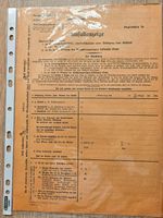 Blankodokument,  Unfallanzeige an die Ortspolizeibehörde, um 1936 Sachsen-Anhalt - Halberstadt Vorschau