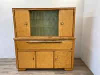 #A DDR Küchenbuffet Buffetsschrank alt antik Massivholz Bierlack Sachsen - Burgstädt Vorschau