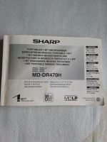 Sharp MD-DR470H Bedienunungsanleitung Manual Minidisc Innenstadt - Köln Altstadt Vorschau