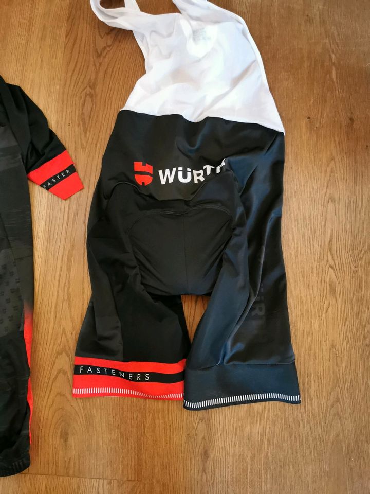 Würth Radtrikot und Radhose Größe XXL in Iggensbach