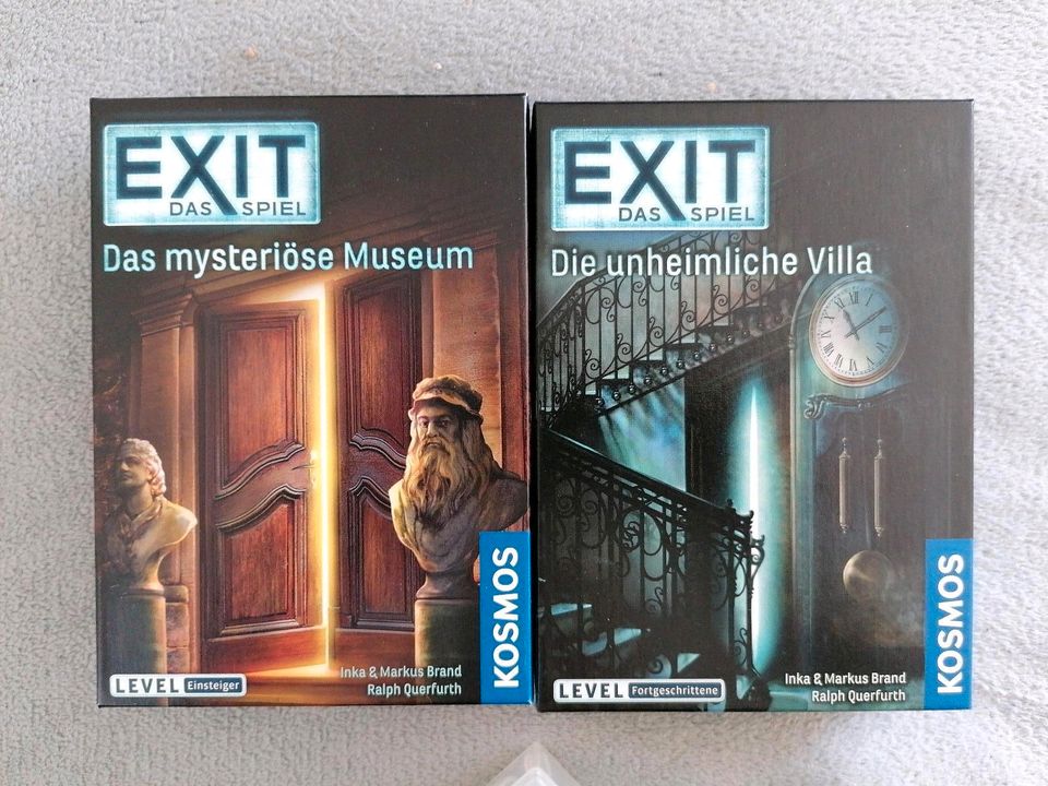 2x Exit-Das Spiel : Das mysteriöse Museum, Die unheimliche Villa in Gifhorn