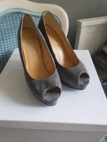 Graue High Heels aus Leder. Gr. 36 Hamburg-Mitte - Hamburg Billstedt   Vorschau