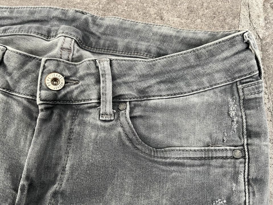 Pepe Jeans Pixie Skinny Ripped Hose Röhre Destroyed Gr 29/30 S/M in Meerbusch
