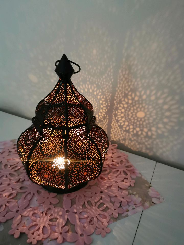 Orientalische Lampe, Teelicht, Windlicht, Marrakesh, Laterne in Baden-Baden