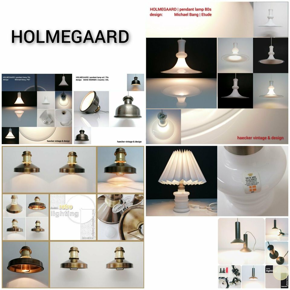 Holmegaard Lampen zu danish design retro royal copenhagen teak in Flensburg