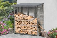 Stabiles Holz Kaminholzregal 188x69x183 cm Kaminholzständer Brennholzregal Holzregal Holzlager Stapelhilfe Kaminholzablage 3190356 Westerwaldkreis - Hahn am See Vorschau