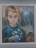 Gemälde Mädchen-Portrait von Astri Ekengren-Larsson 1956 Leipzig - Gohlis-Mitte Vorschau
