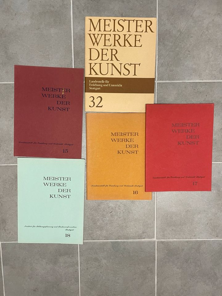 Meisterwerke der Kunst Heft Buch Sammlung Stuttgart  SET in Wolfschlugen