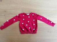 Pullover Mädchen 110 116 H&M Herzchen rot Baden-Württemberg - Dornstadt Vorschau