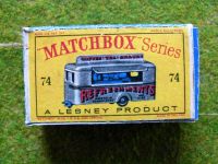 0027 Matchbox Series No 74 Mobile Canteen Karton nicht Original Bayern - Altenkunstadt Vorschau