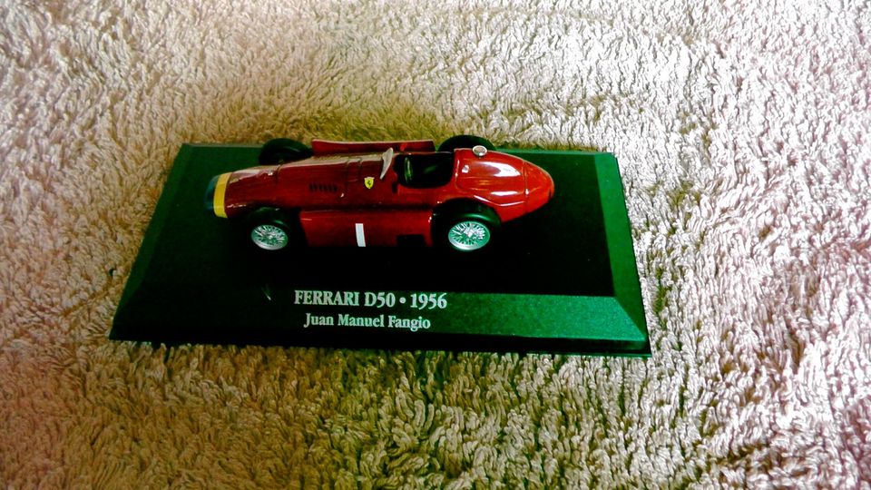 Modell Ferrari D50 1956 in Trappenkamp
