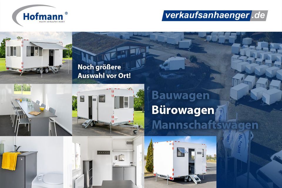 AKTIONSPREIS! Bauwagen Bürowagen Mannschaftswagen 2700kgGG in Betzdorf