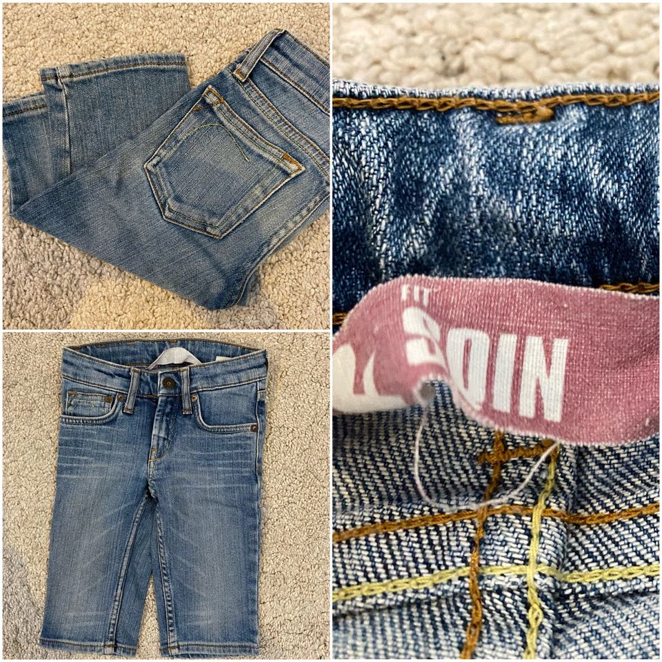 Jeanshosen Gr. 116 Kinderkleidung/H&M/ Topolino/ Jeans/Treggins in Schladen