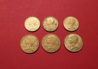 Frankreich 6 Kursmünzen 10 und 20 Centimes München - Sendling Vorschau