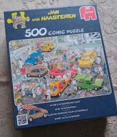 Comic-Puzzle *Autolackiererei* 500 Teile Jan van Haasteren Nordrhein-Westfalen - Fröndenberg (Ruhr) Vorschau