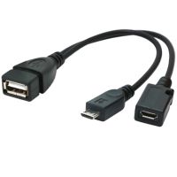 USB 2.0 HOST OTG Y-Adapter Kabel Micro USB für Fire TV Stick Cube Baden-Württemberg - Hemsbach Vorschau