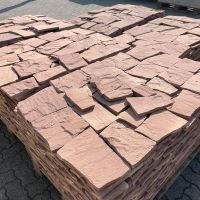 1m2 Sandstein Polygonalplatten mainsandstein rot 2cm Hessen - Mainhausen Vorschau
