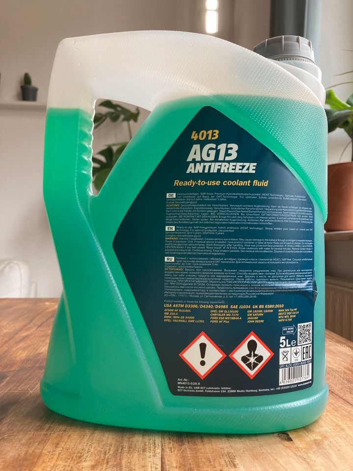 Kühlerfrostschutz Mannol Antifreeze AG13 5 Liter in Nürnberg (Mittelfr)