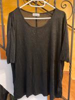 Gerry Weber T-Shirt Gr. 48/ 50  Schwarz mit Silberpünktchen Niedersachsen - Upgant-Schott Vorschau