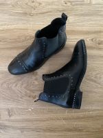 Chelsea Biker Boots Stiefel Stiefeletten Nieten schwarz Leder München - Bogenhausen Vorschau