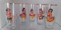 5 Gläser nackte Frauen  vintage Glas 70/80er Jahre Goldrand Rheinland-Pfalz - Langenlonsheim Vorschau