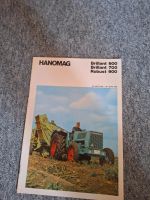 Original Hanomag Farbprospekt Brillant 601 701 Robust 901 Niedersachsen - Bad Zwischenahn Vorschau