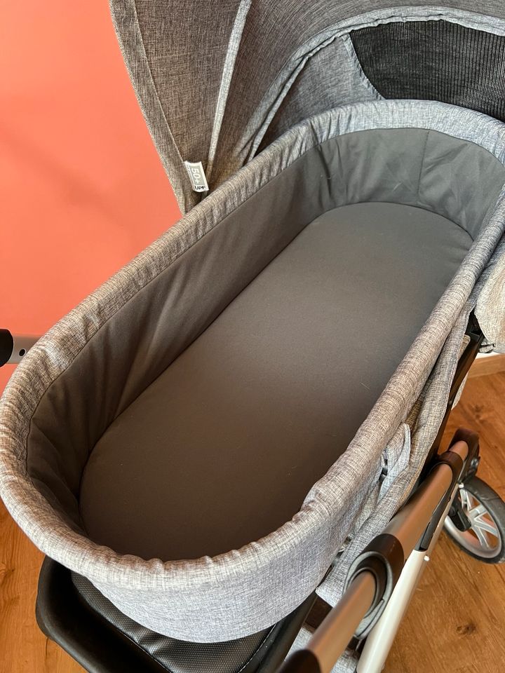 ABC Design Kombi-Kinderwagen Turbo 4 - inkl. Babywanne, Sportsitz in Annaberg-Buchholz