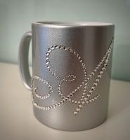 Personalisierte Tasse, Becher, Strasssteine, Swarovski! Geschenk! Harburg - Hamburg Hausbruch Vorschau