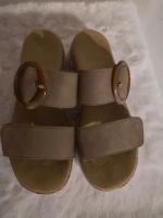 Sandalen Pantolette Rieker comforto 37 beige oliv Baden-Württemberg - Nagold Vorschau