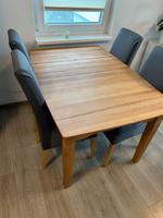 Esszimmertisch Buche massiv plus 4 Stühle Schleswig-Holstein - Büdelsdorf Vorschau