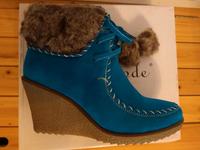 Keil Stiefelette Ankle Boot Damen Gr. 38 Türkis petrol Neu+OVP Bayern - Windischeschenbach Vorschau