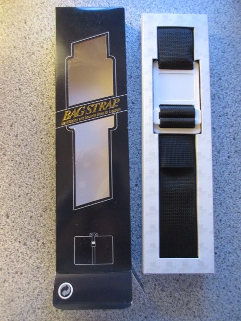 BAG STRAP for Luggage schwarz/weiß NEU Kofferband in Mörfelden-Walldorf