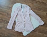 Rosa Zara Blazer Tailliert Baumwollmix Gr. XS Niedersachsen - Holzminden Vorschau