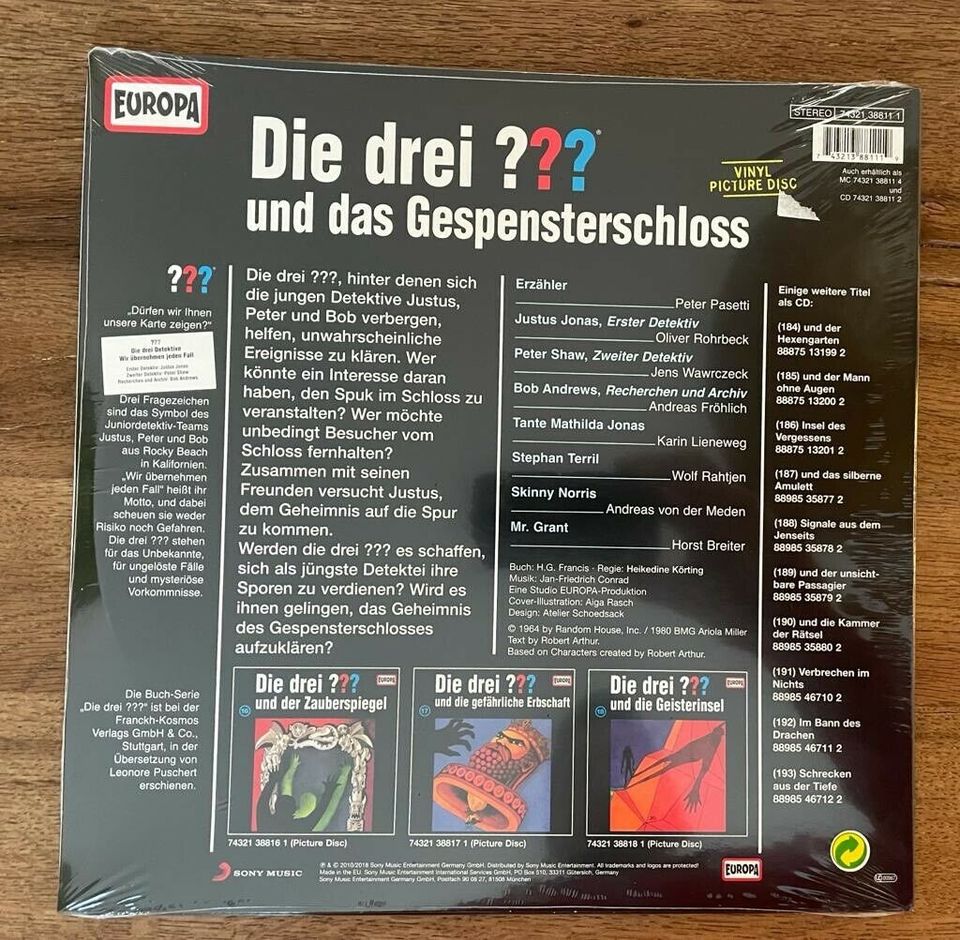 Die drei Fragezeichen ❓ ❓ ❓ Vinyl Sammlung Picture in Korschenbroich