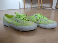 Superga Sneaker aus Stoff bunt Neon Zebra Gr. 39 Sachsen - Mülsen Vorschau