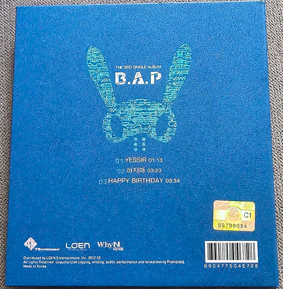 B.A.P Stop It 3rd Single Album Kpop in Hamburg