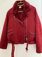 Dunkelrote Kunstfelljacke Pimkie  Gr. XL Hemelingen - Hastedt Vorschau